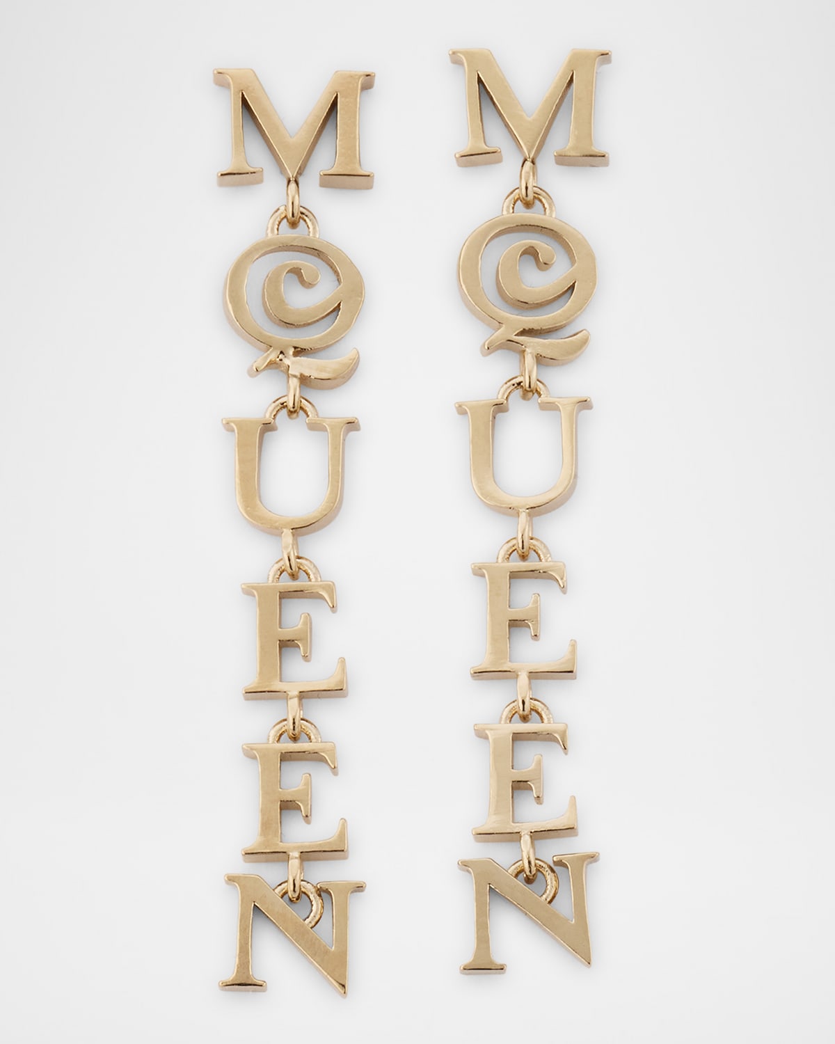 Logo Drop Earrings