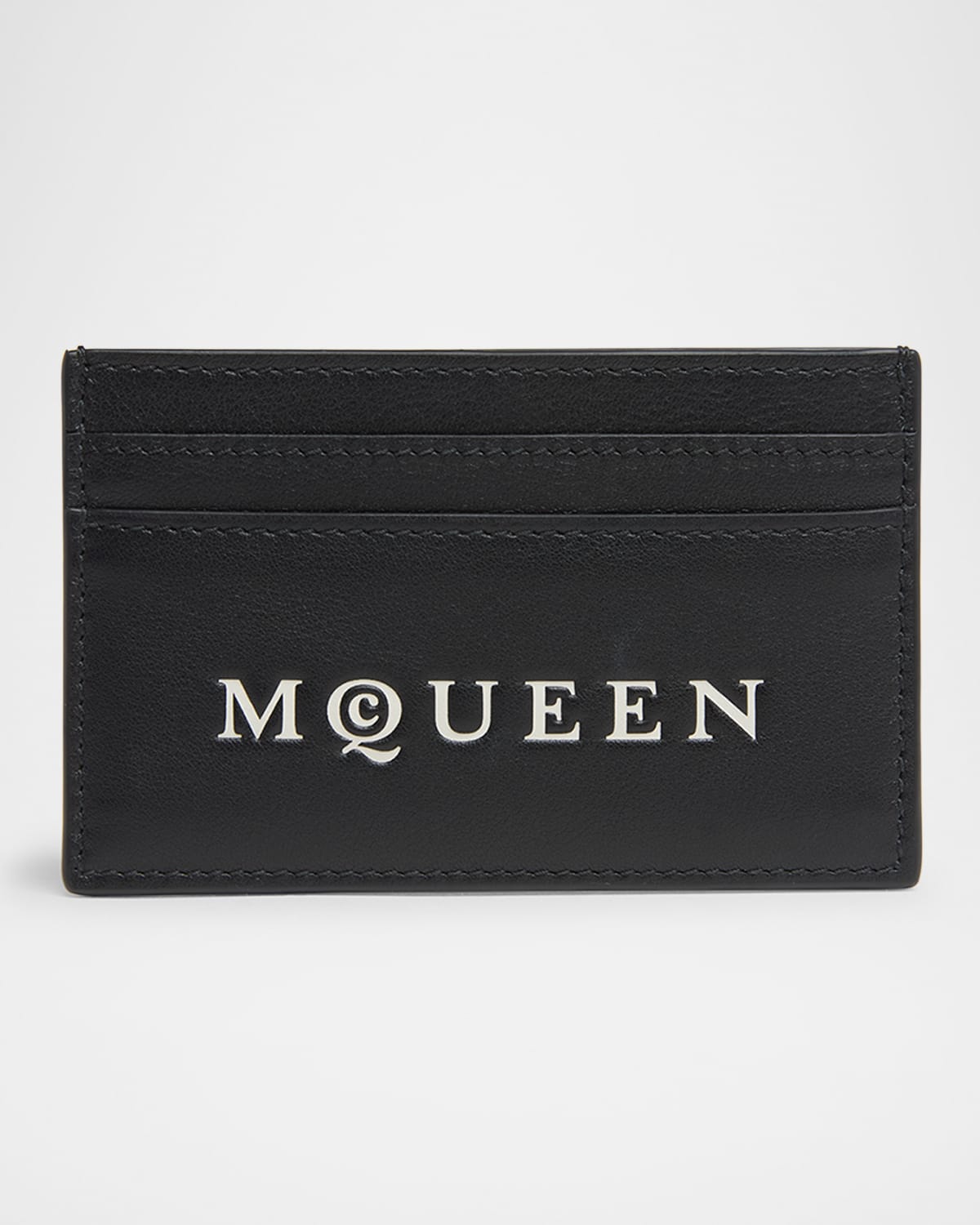 Men's Logo Leather Card Holder