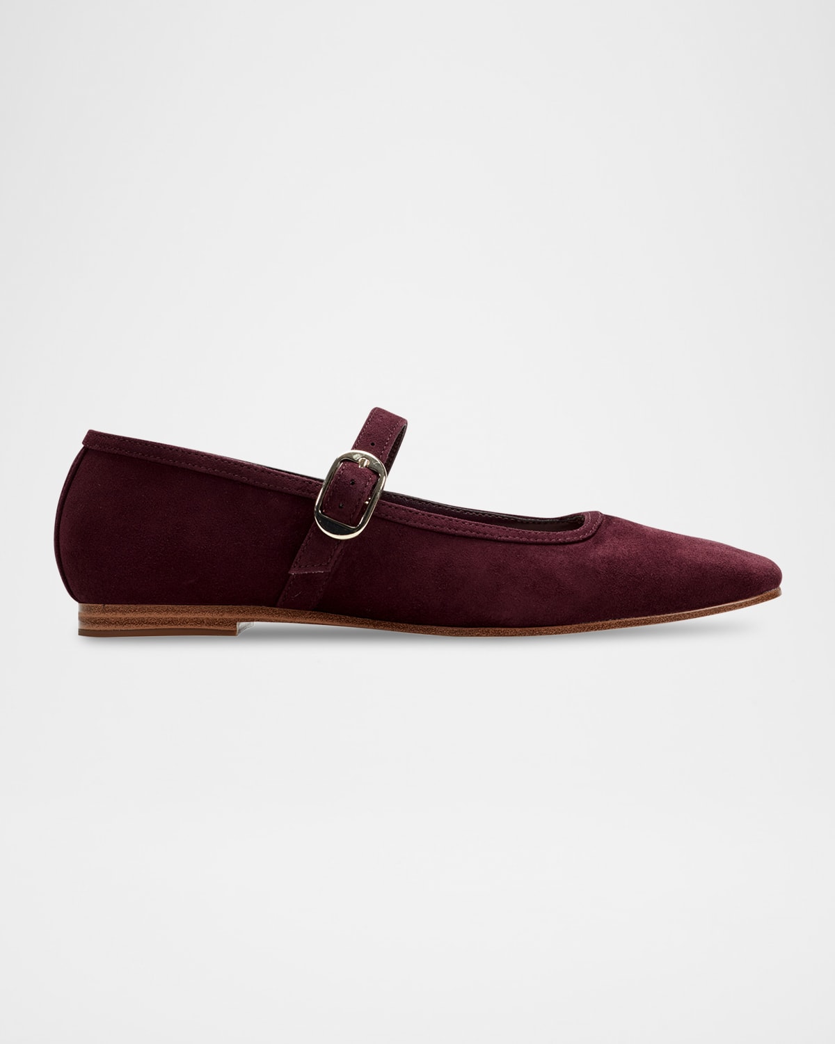 Marc Fisher Ltd Garissa Suede Mary Jane Ballet Flats In Brown