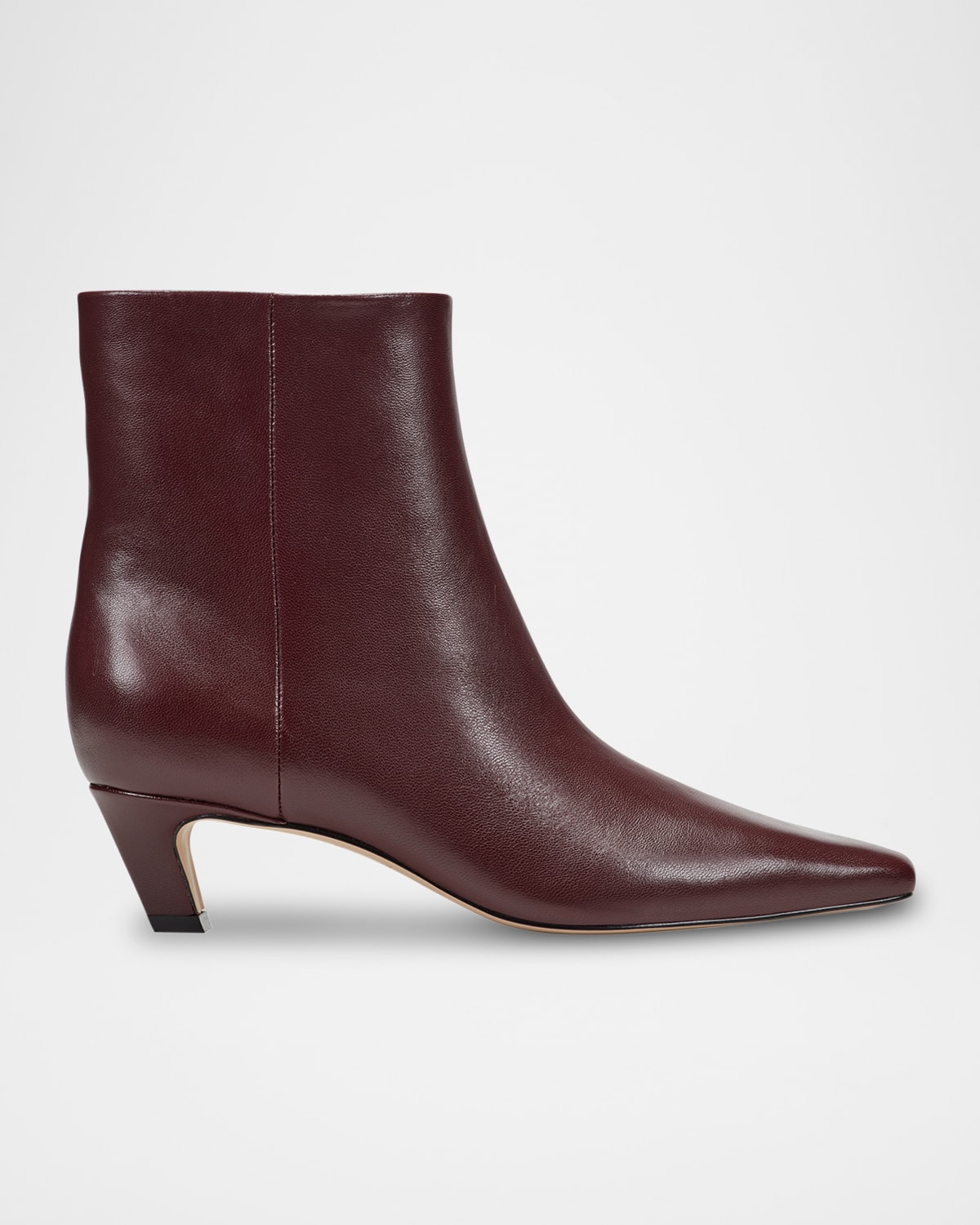 Marc Fisher Ltd Danai Leather Zip Ankle Booties In Red