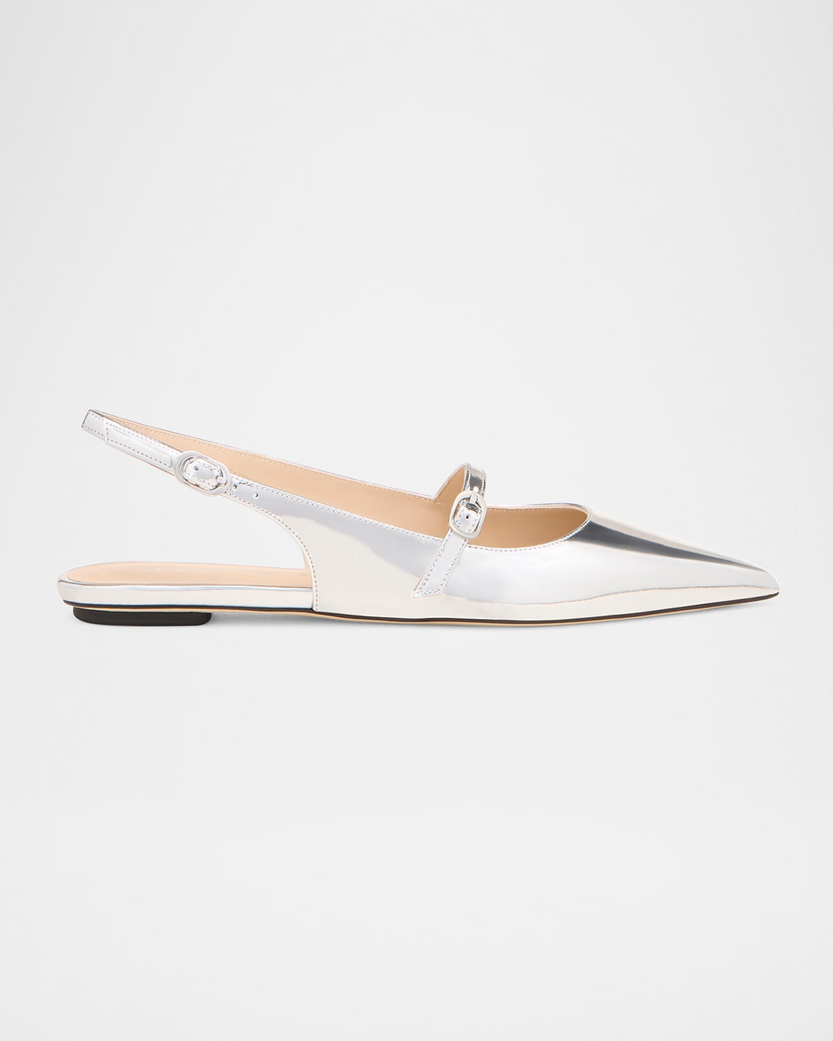 Stuart Weitzman Emilia Mary Jane Slingback Ballerina Flats