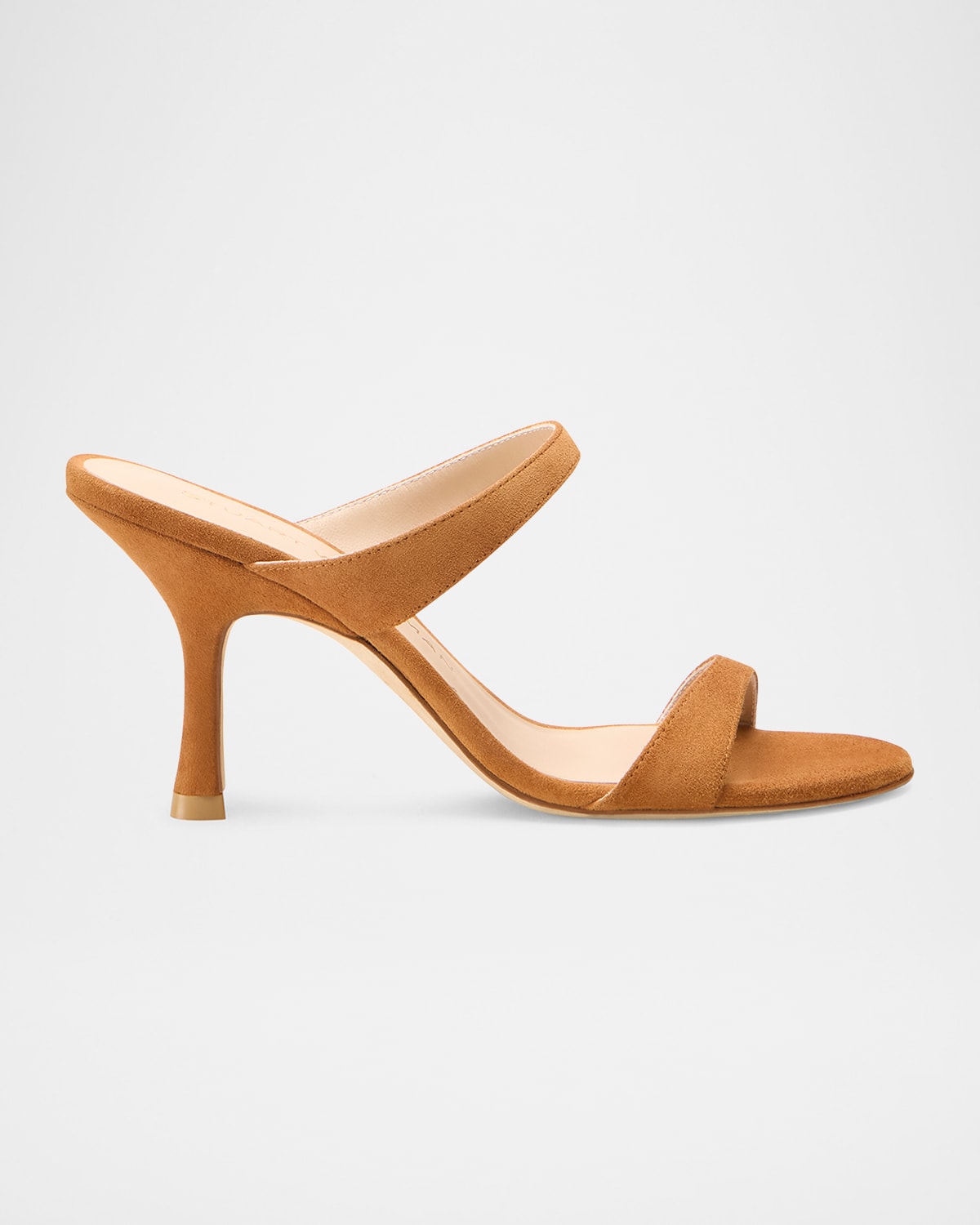 Stuart Weitzman Nudist Suede Slide Sandals