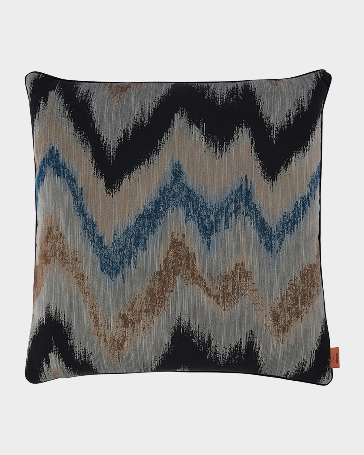 Missoni Ikat Chevron Decorative Pillow, 18" Square In Multi
