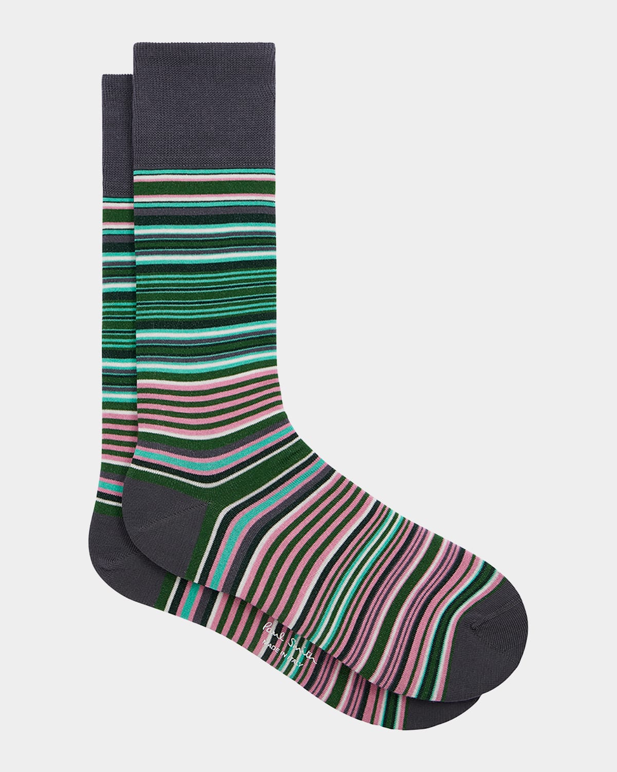 Paul Smith Men's Kahn Fashion Signature Stripe Crew Socks In Multi