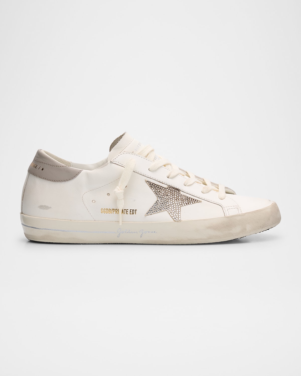Golden Goose Super-star Low-top Leather Sneakers In Multi