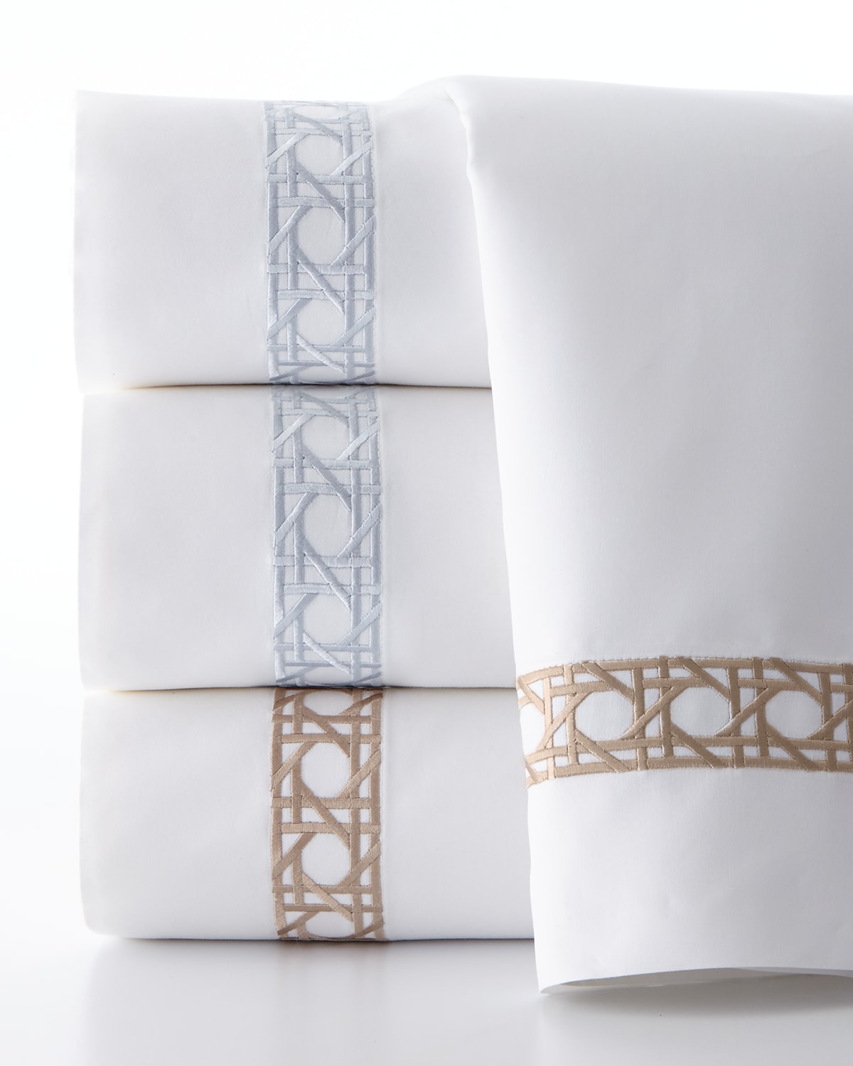 Sferra Cane II Embroidered 3-Piece Sheet Set