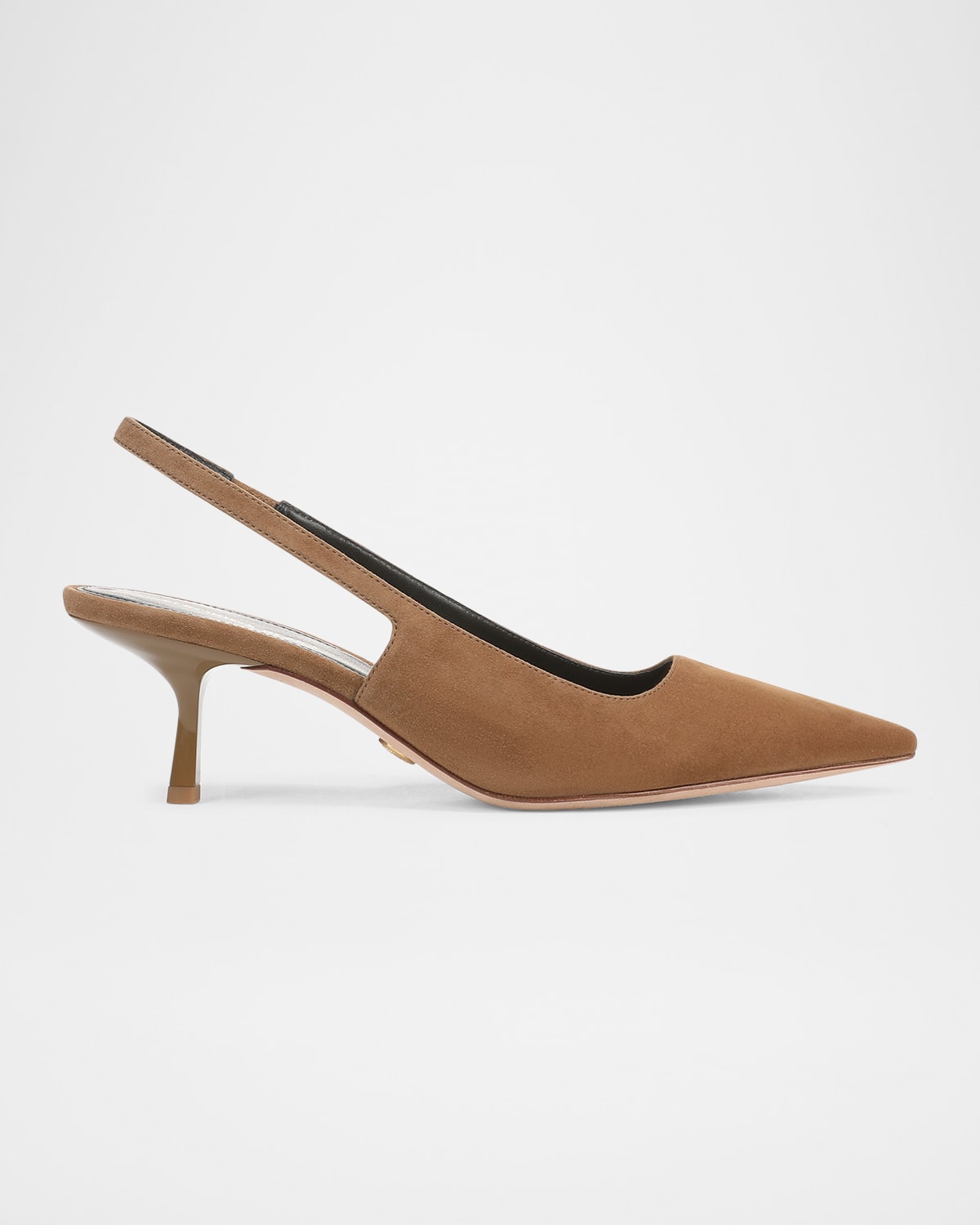 Veronica Beard Cashel Suede Slingback Pumps In Brown