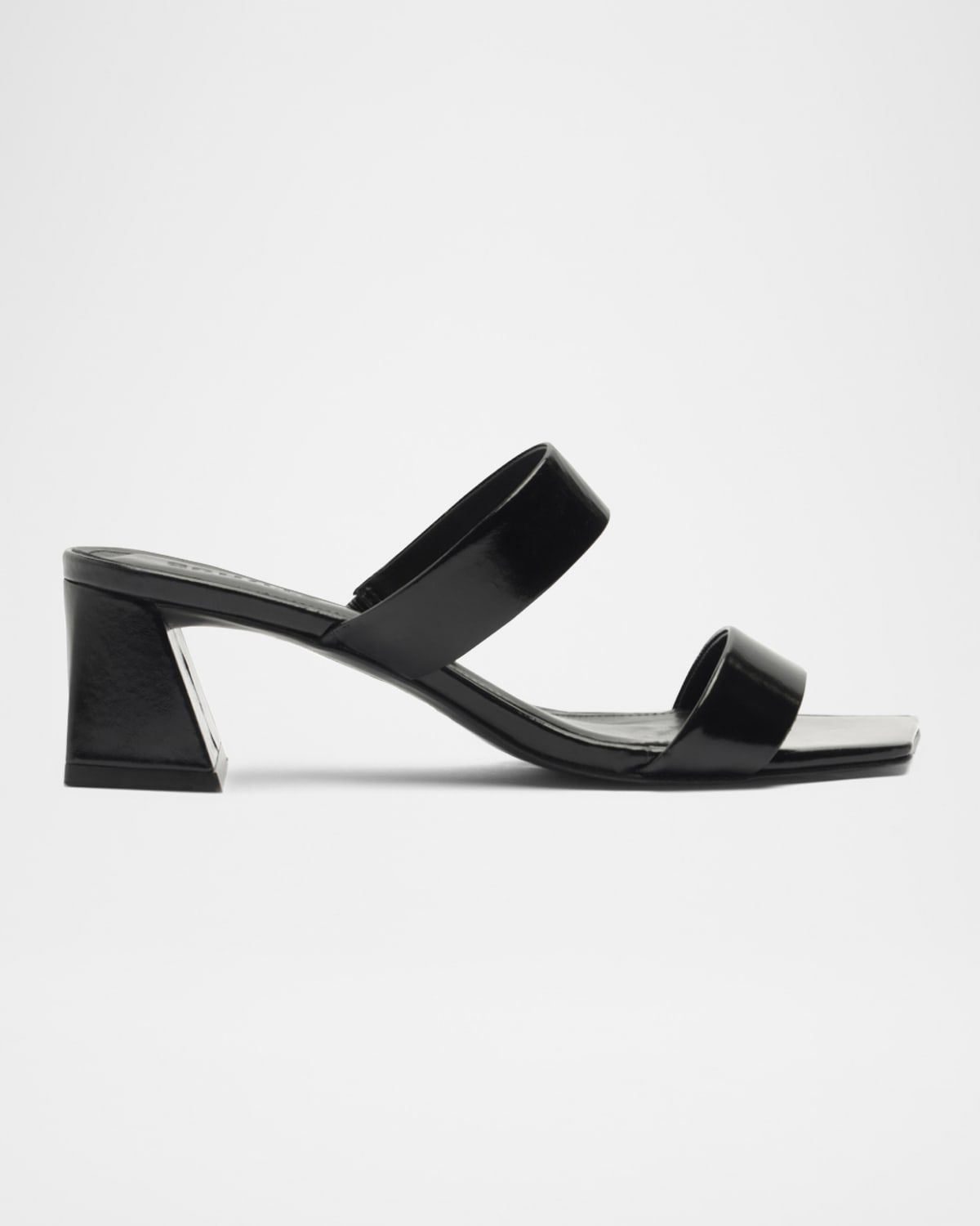 Chantal Patent Two-Band Slide Sandals