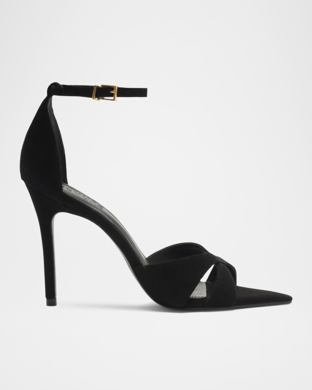 Hilda Leaf Suede Stiletto Sandals