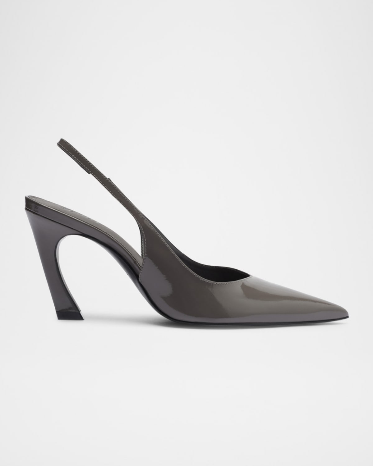 Lexi Shiny Leather Slingback Pumps