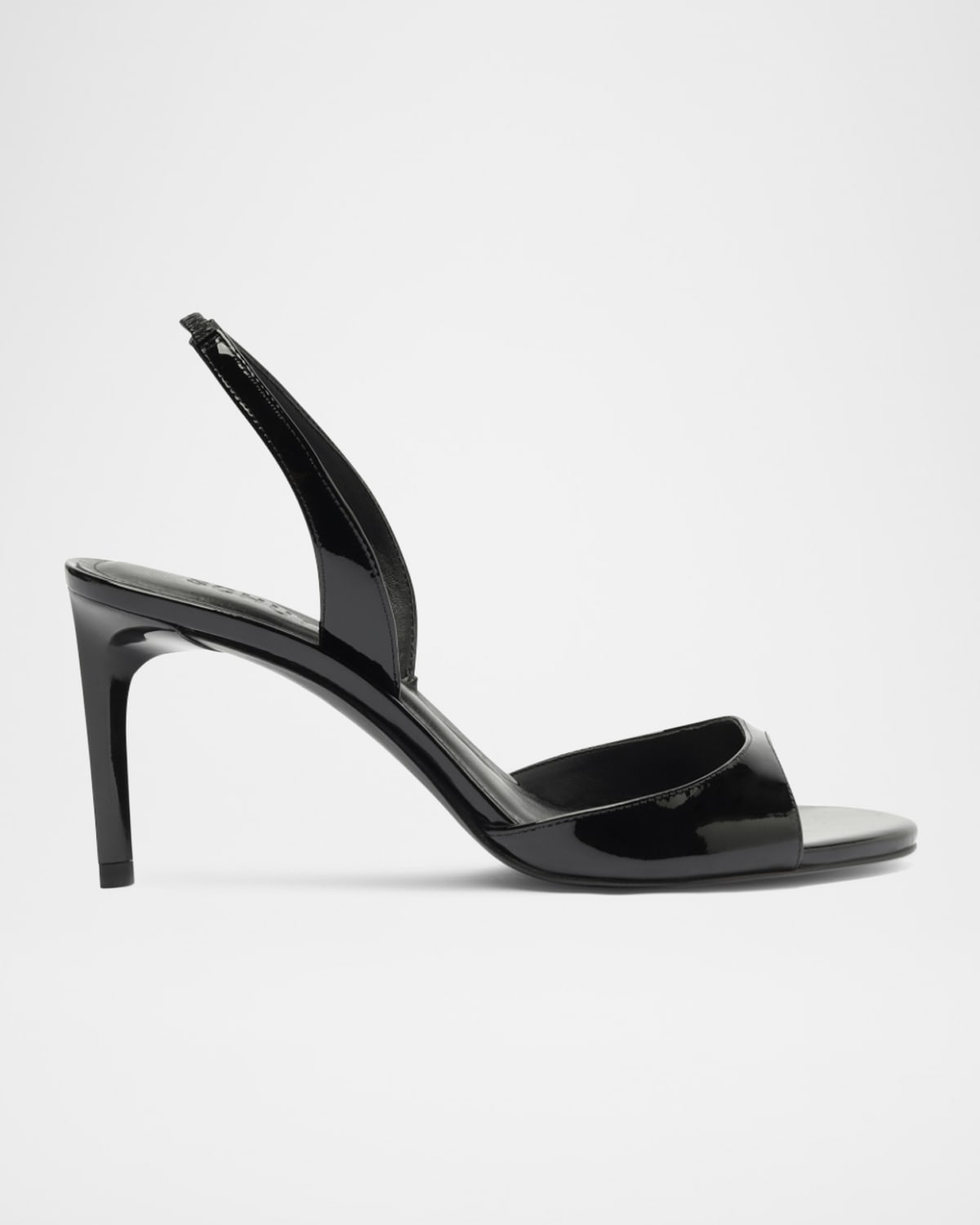 Schutz Scarlett Leather Mid-heel Slingback Sandals