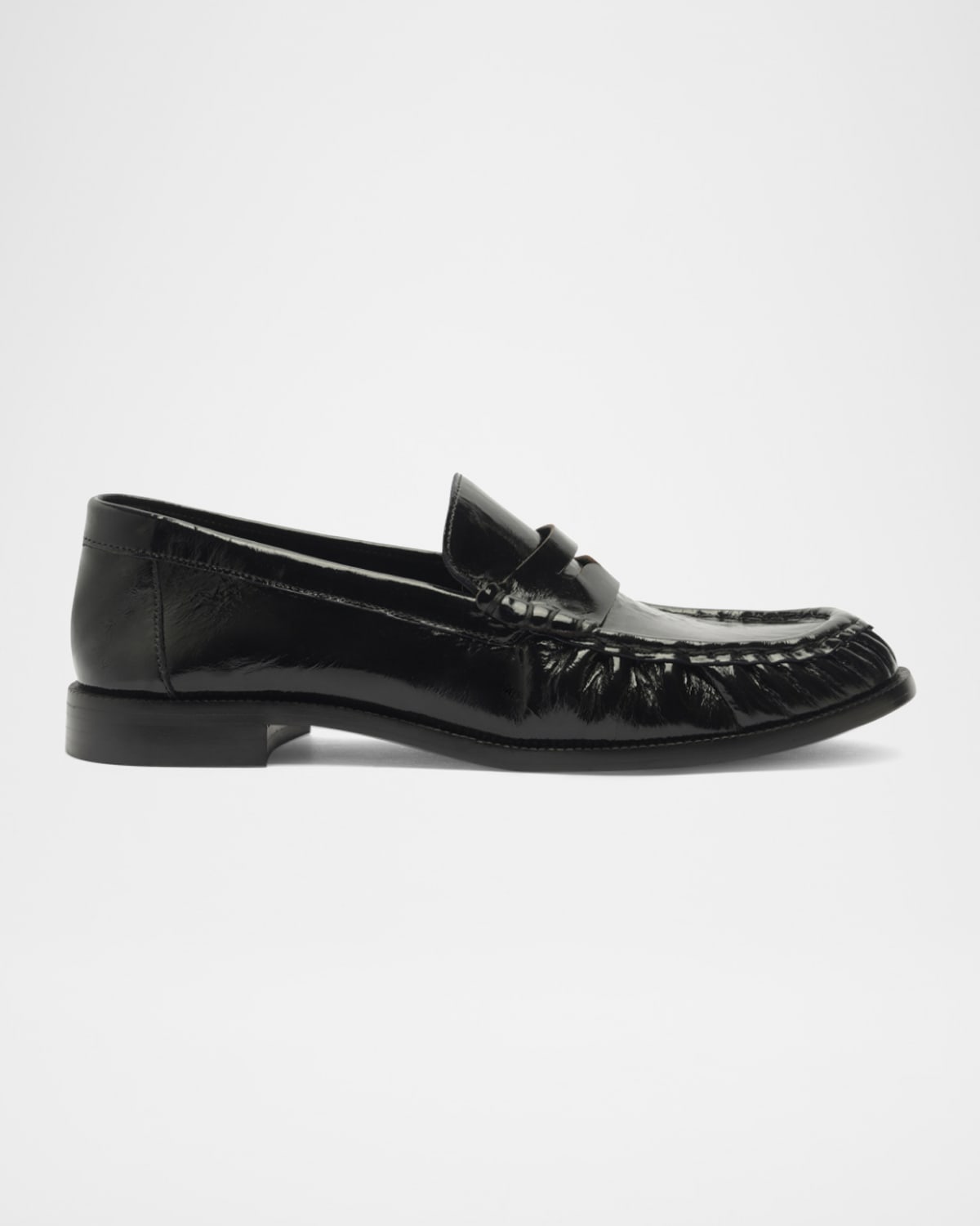 Tyche Shiny Leather Penny Loafers