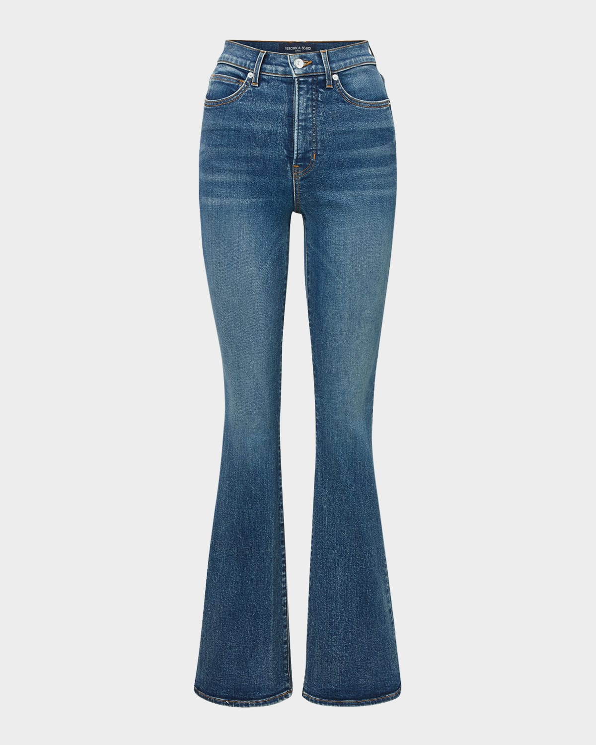 Veronica Beard Beverly High-rise Skinny Flare Jeans In Blue