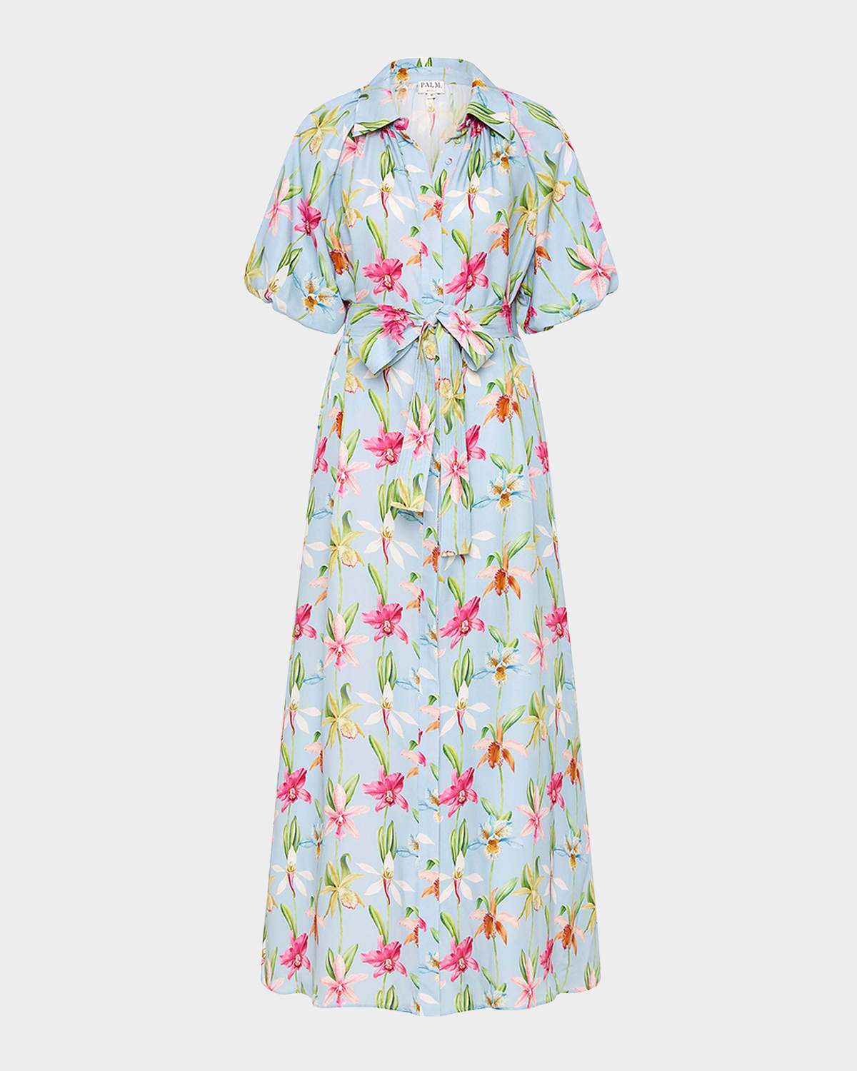 Palm Noosa Carla Floral-print Viscose Maxi Shirtdress