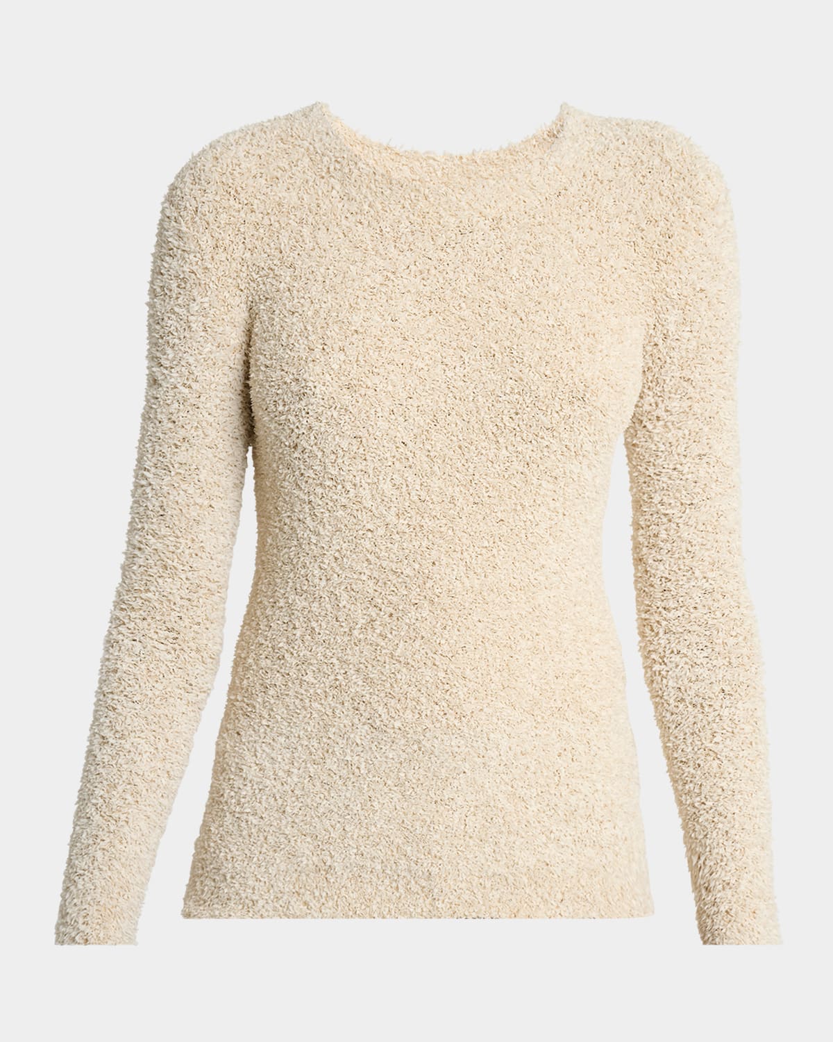Isabel Marant Bethany Textured Crewneck Sweater In Neutral