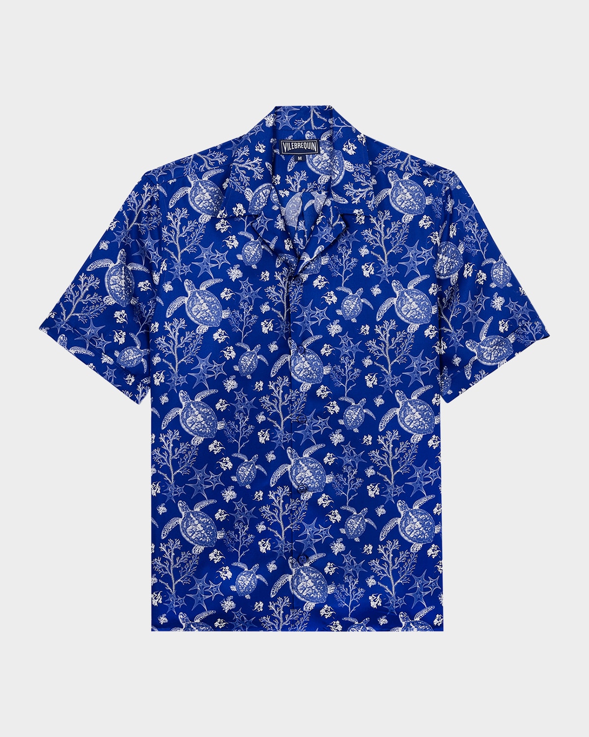Men's Silk X-Ray Turtles Bowling Shirt