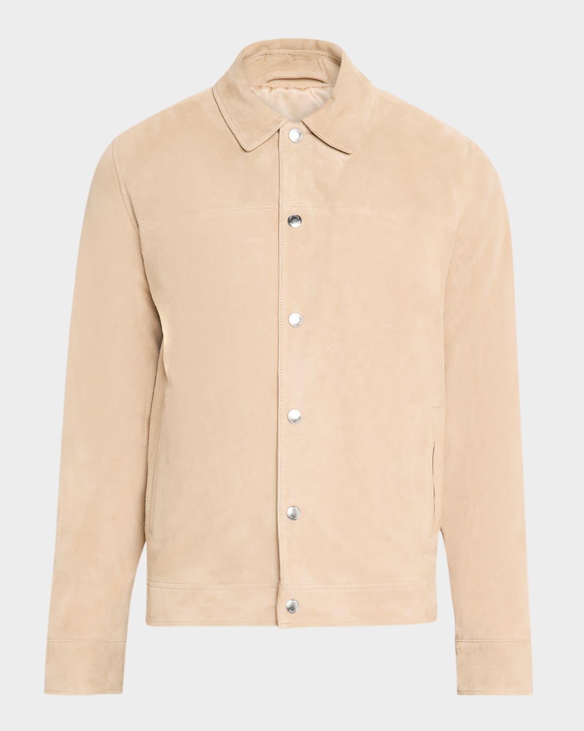 Men's Benson Suede Snap-Front Jacket