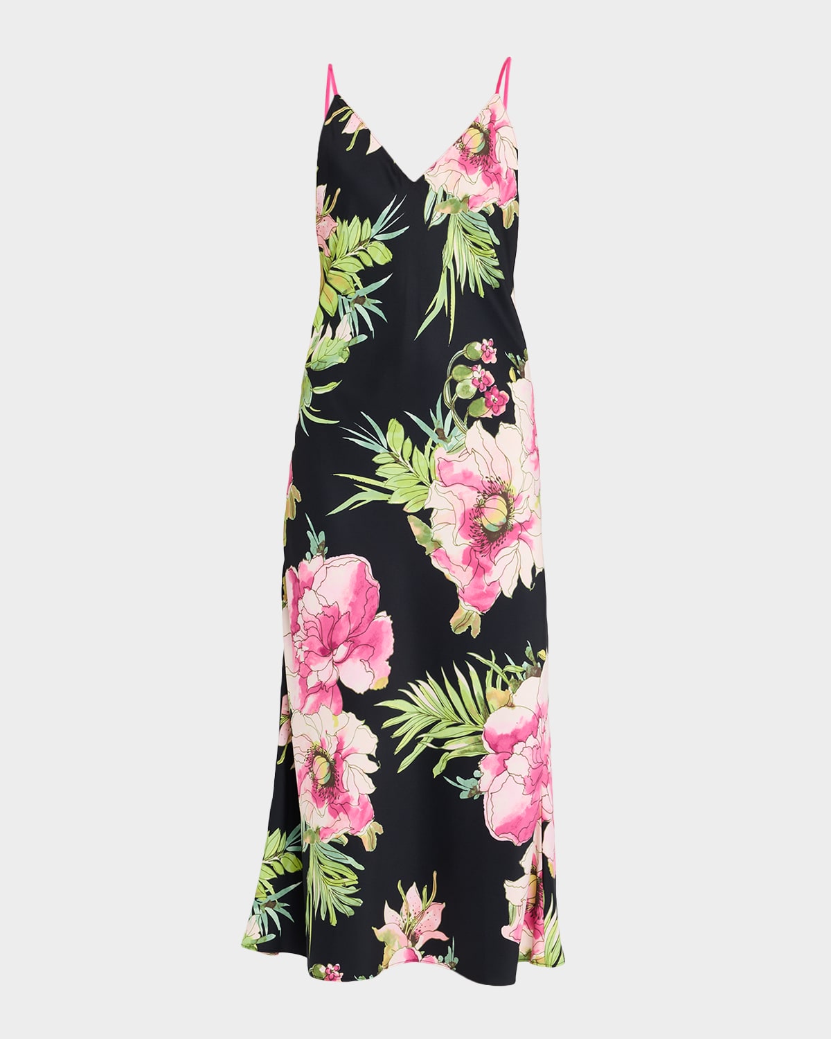 Natori Sonomi Backless Floral-print Nightgown