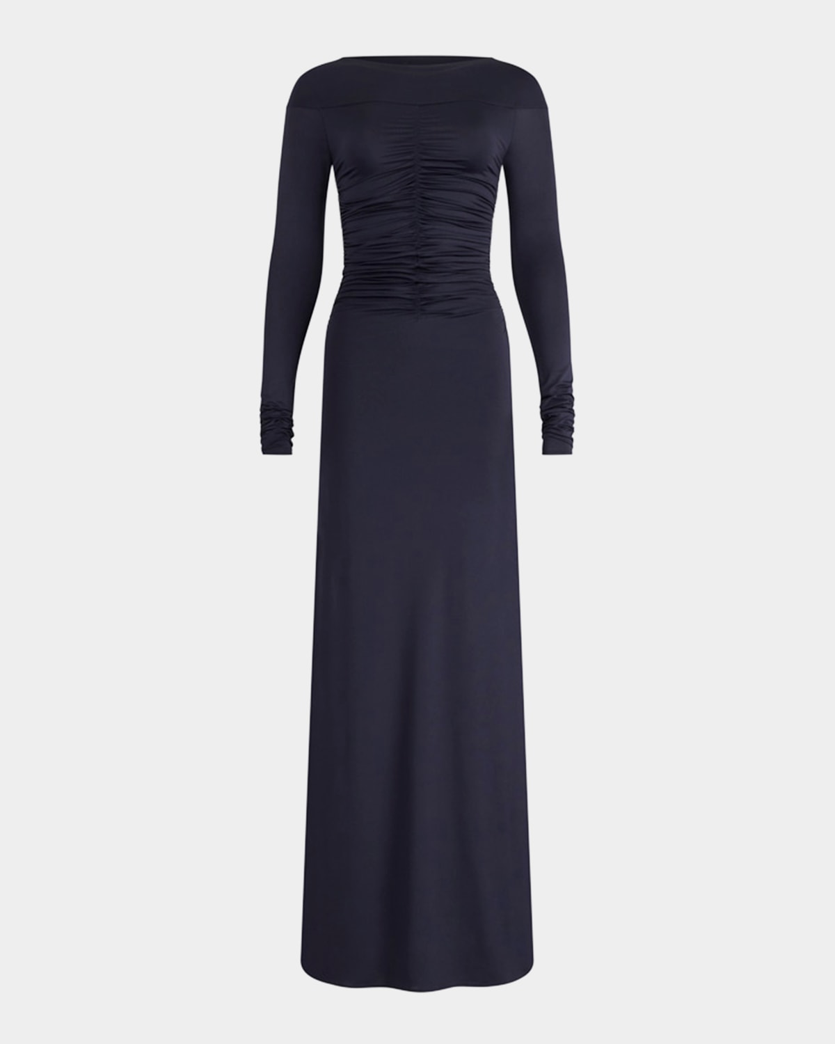 Altuzarra Callie Ruched Long-sleeve Maxi Dress