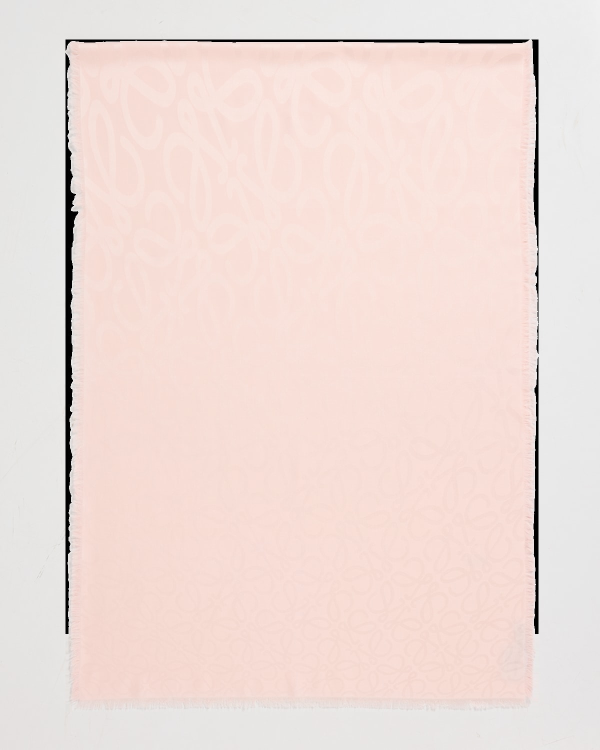 Loewe Anagram Silk Wool Scarf