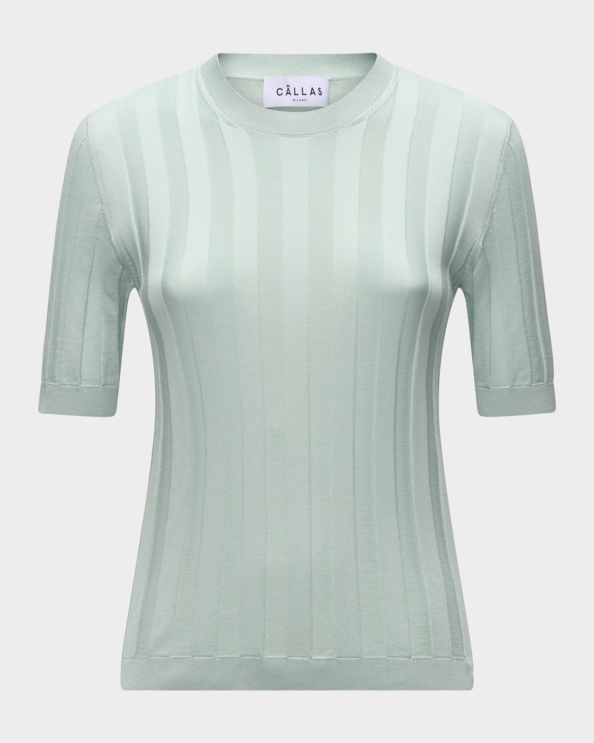 Deeda Crewneck Wide Rib Sweater