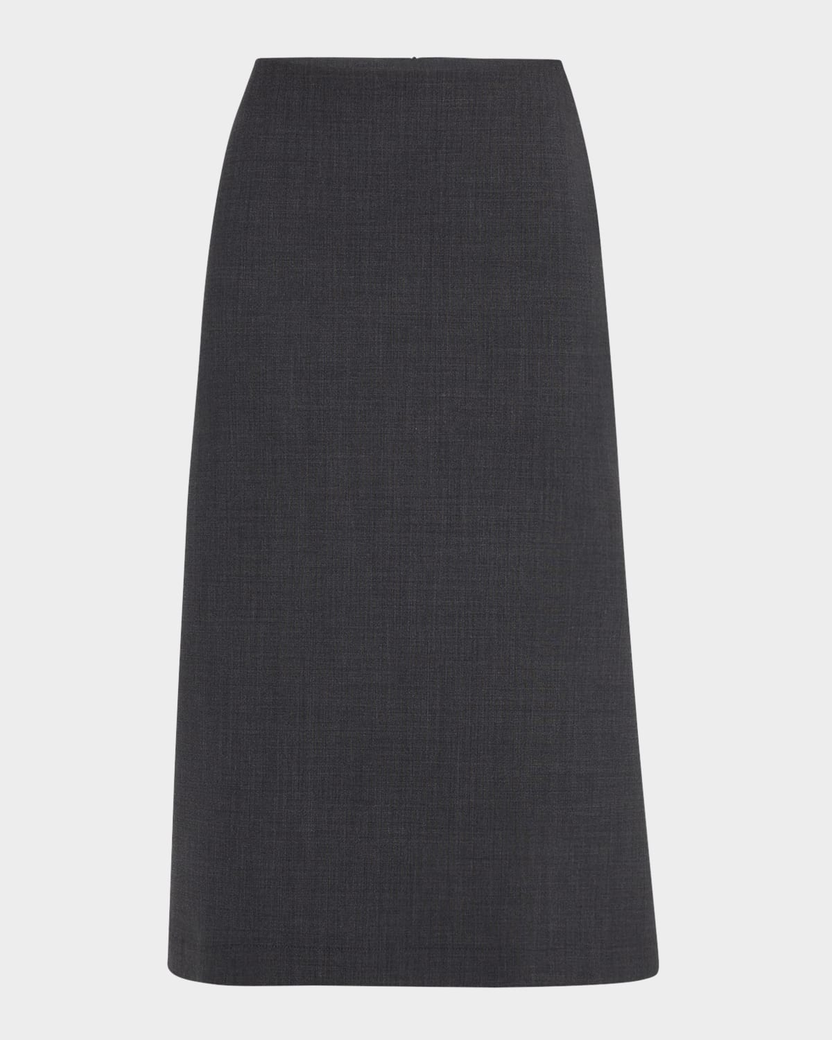 Fabiana Filippi Seamed A-line Midi Skirt In Gray