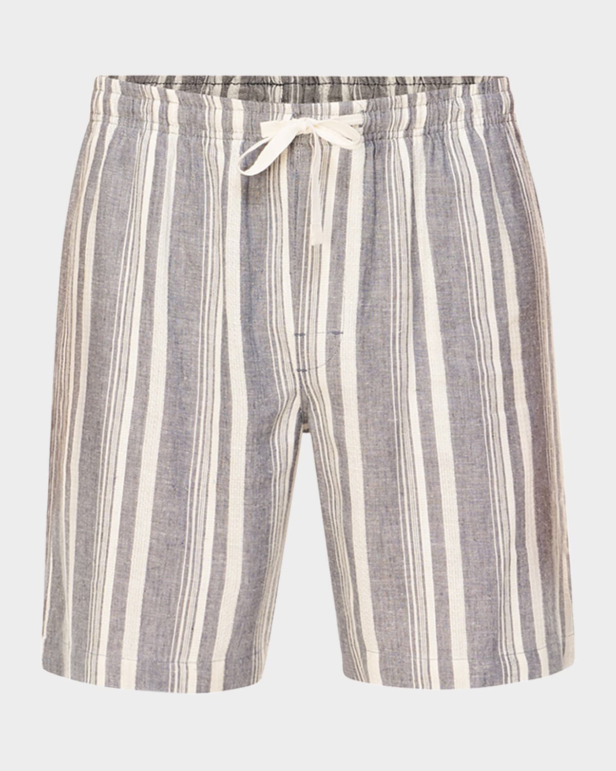 Majestic International Men's Summer Woven Stripe Lounge Shorts