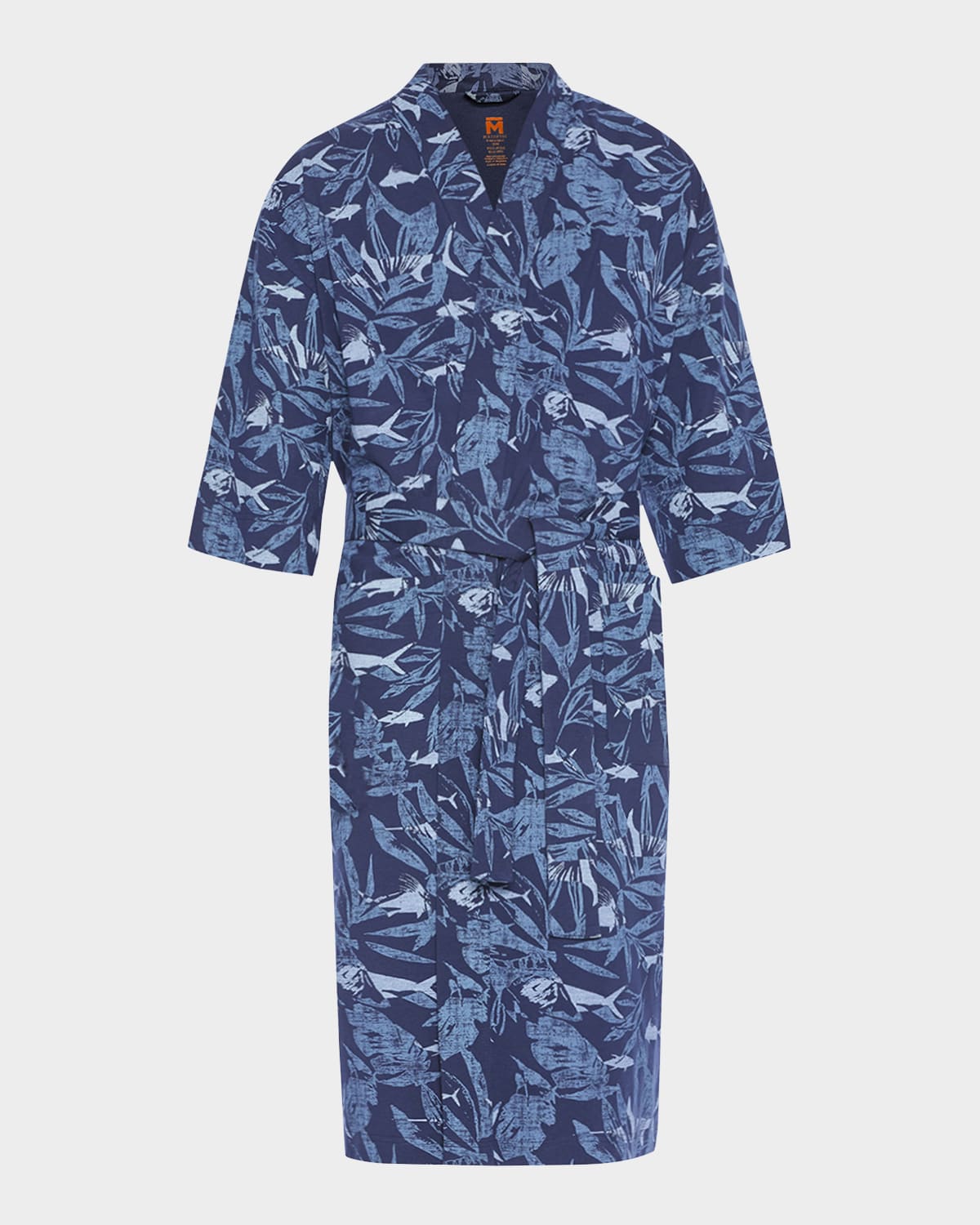 Men's Sea Change Knit Jersey Kimono Robe