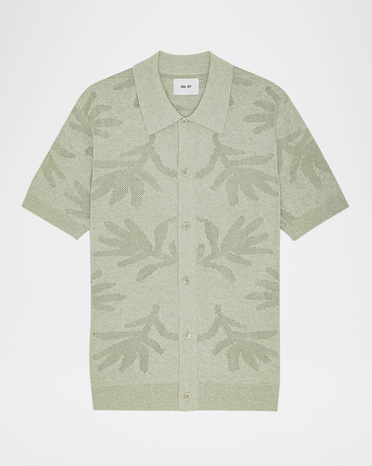 NN.07 Men's Thor Pointelle Knit Cardigan