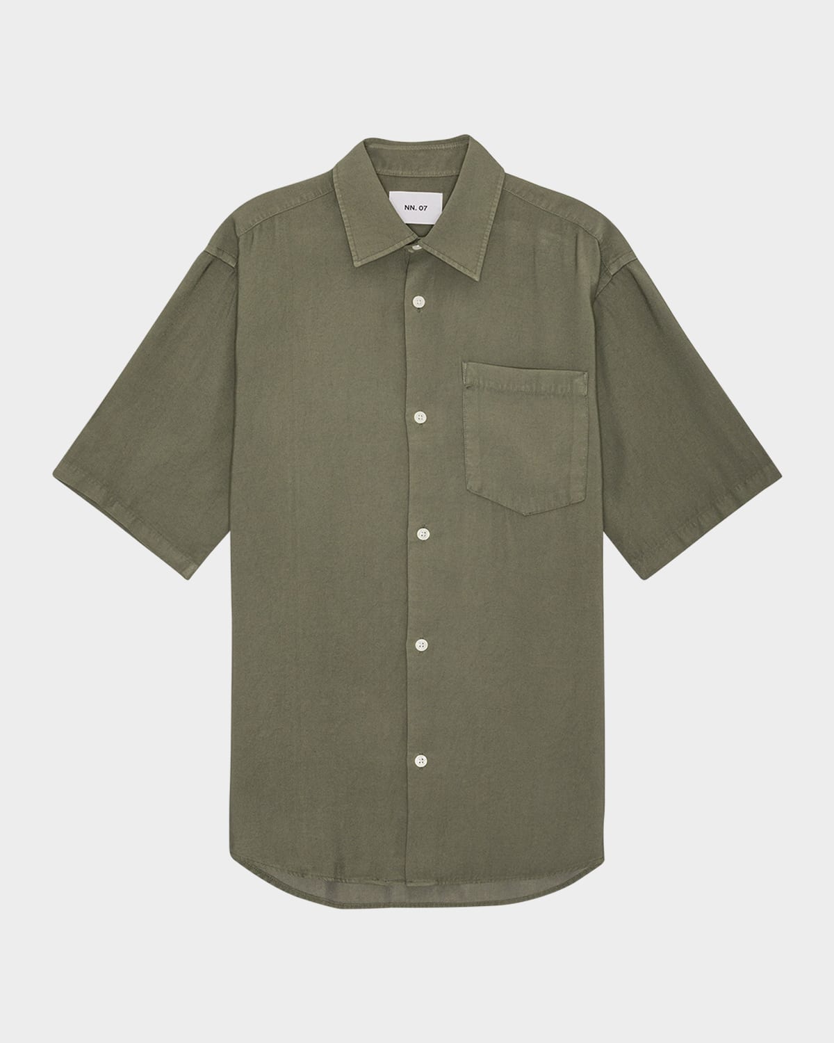 NN.07 Men's Freddy Cotton Pocket Short-Sleeve Shirt