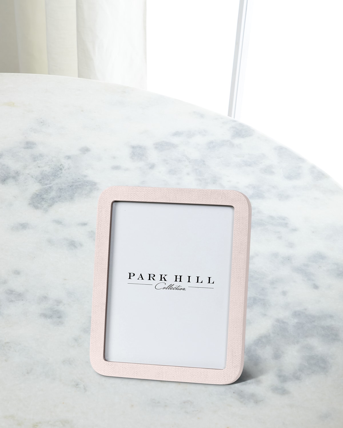 Park Hill Collections St. Tropez Faux Raffia Picture Frame, 9" X 11" In Pink