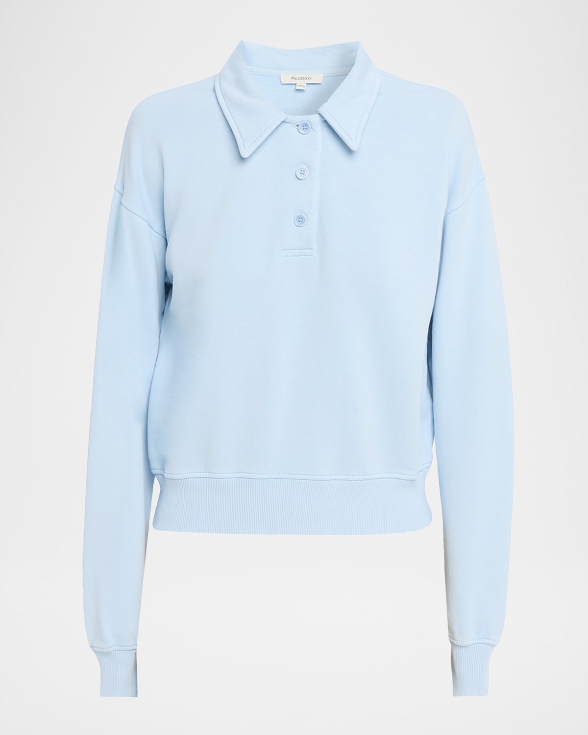Jw Anderson Polo Sweatshirt In Blue