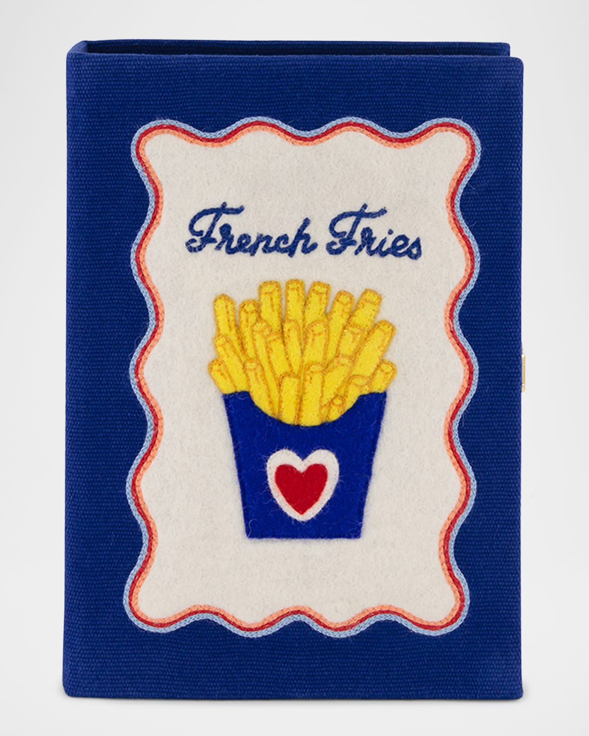 Olympia Le-tan French Fries Book Clutch Bag