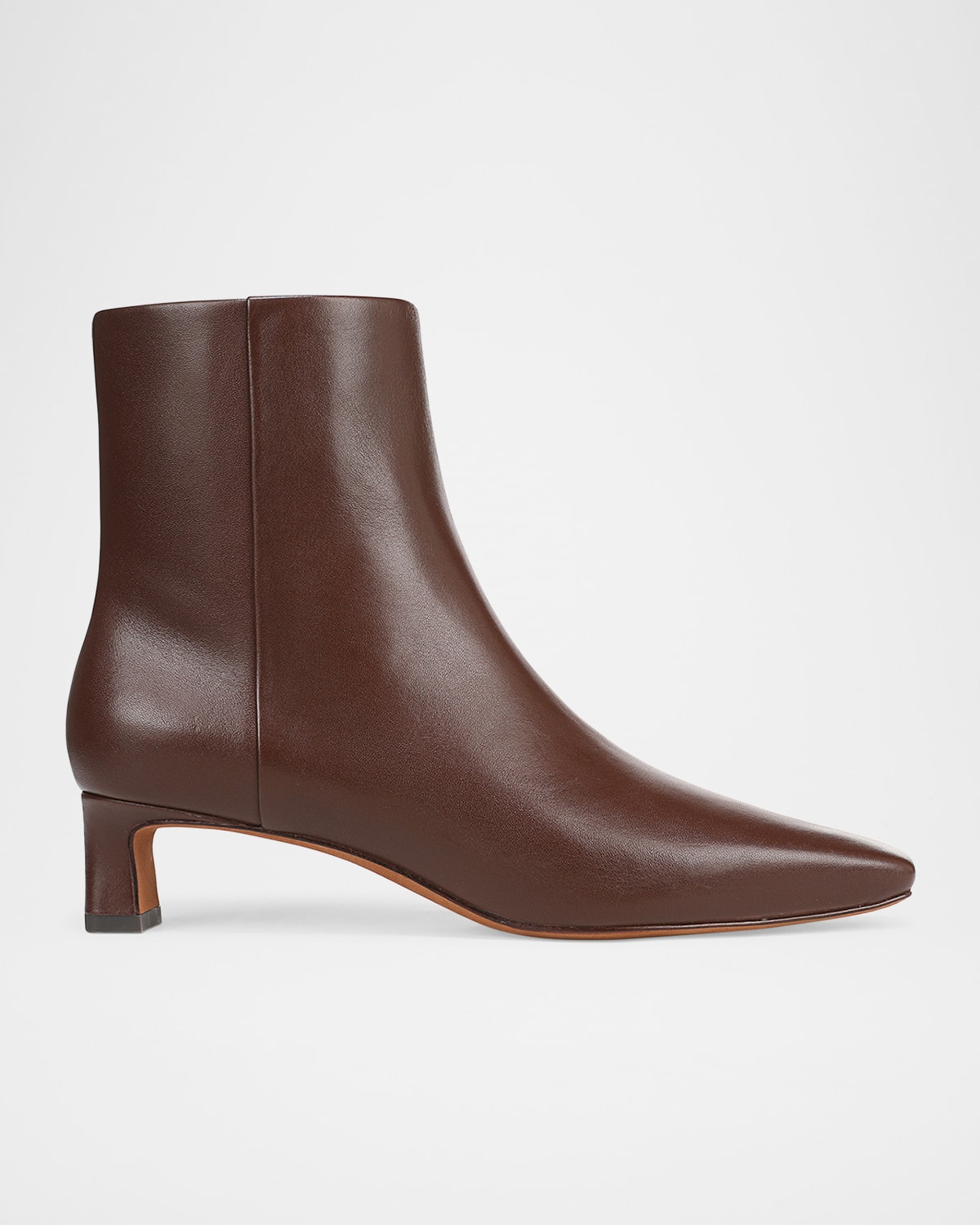 Vince Harlan Leather Ankle Boots In Black
