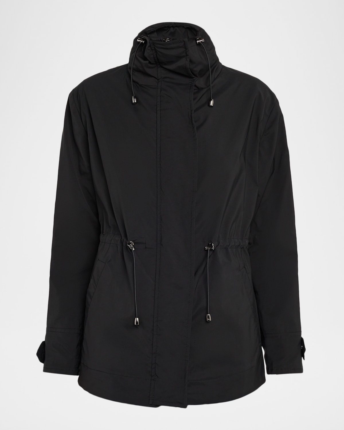 Lightweight Jacket With Concealed Hood