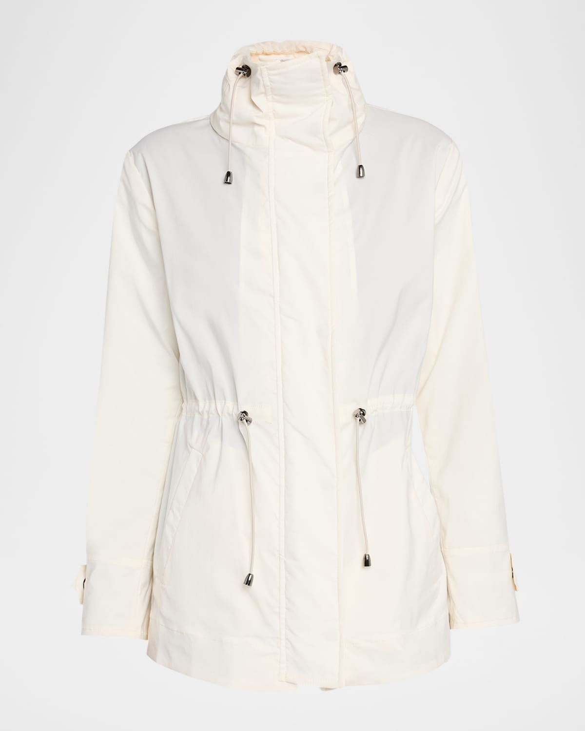 Lightweight Jacket With Concealed Hood