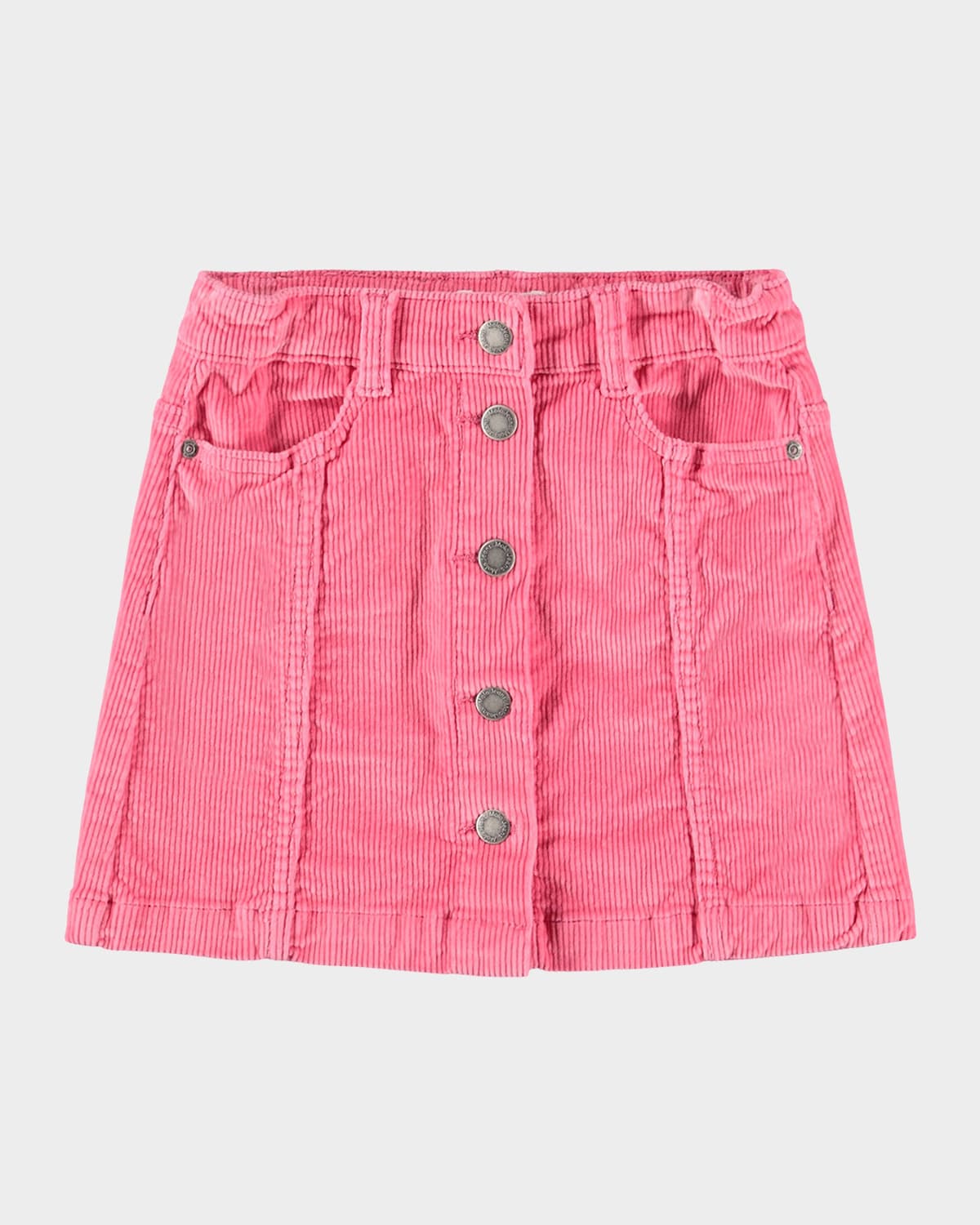 Molo Girl's Bera Corduroy Skirt In Pink