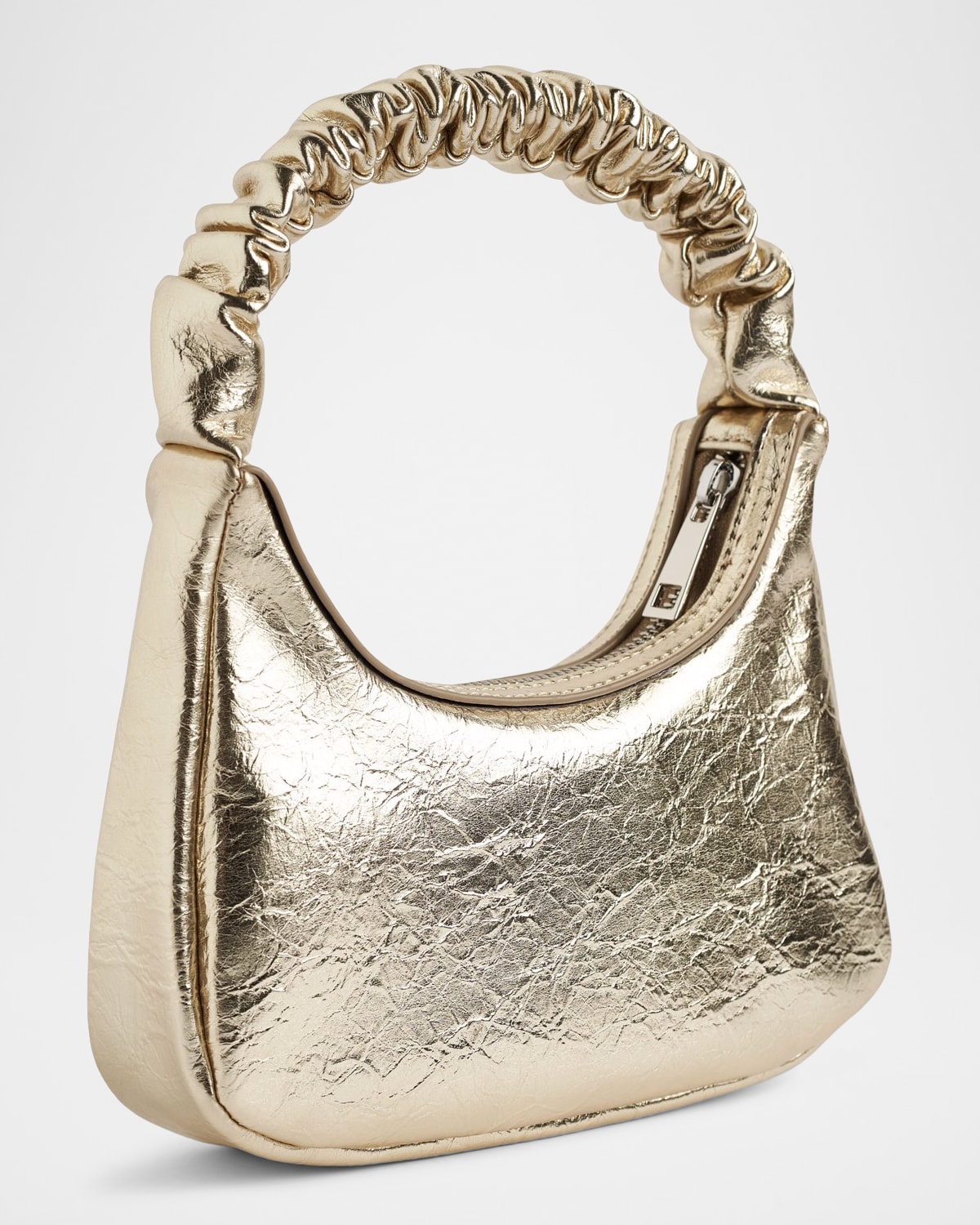 Molo June Metallic-effect Tote Bag In Gold