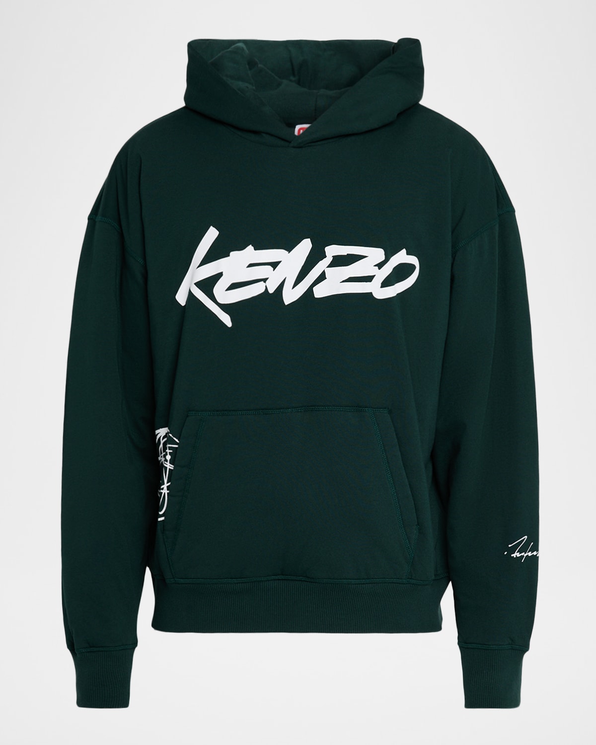 Kenzo Long Sleeve Sweatshirt In Green