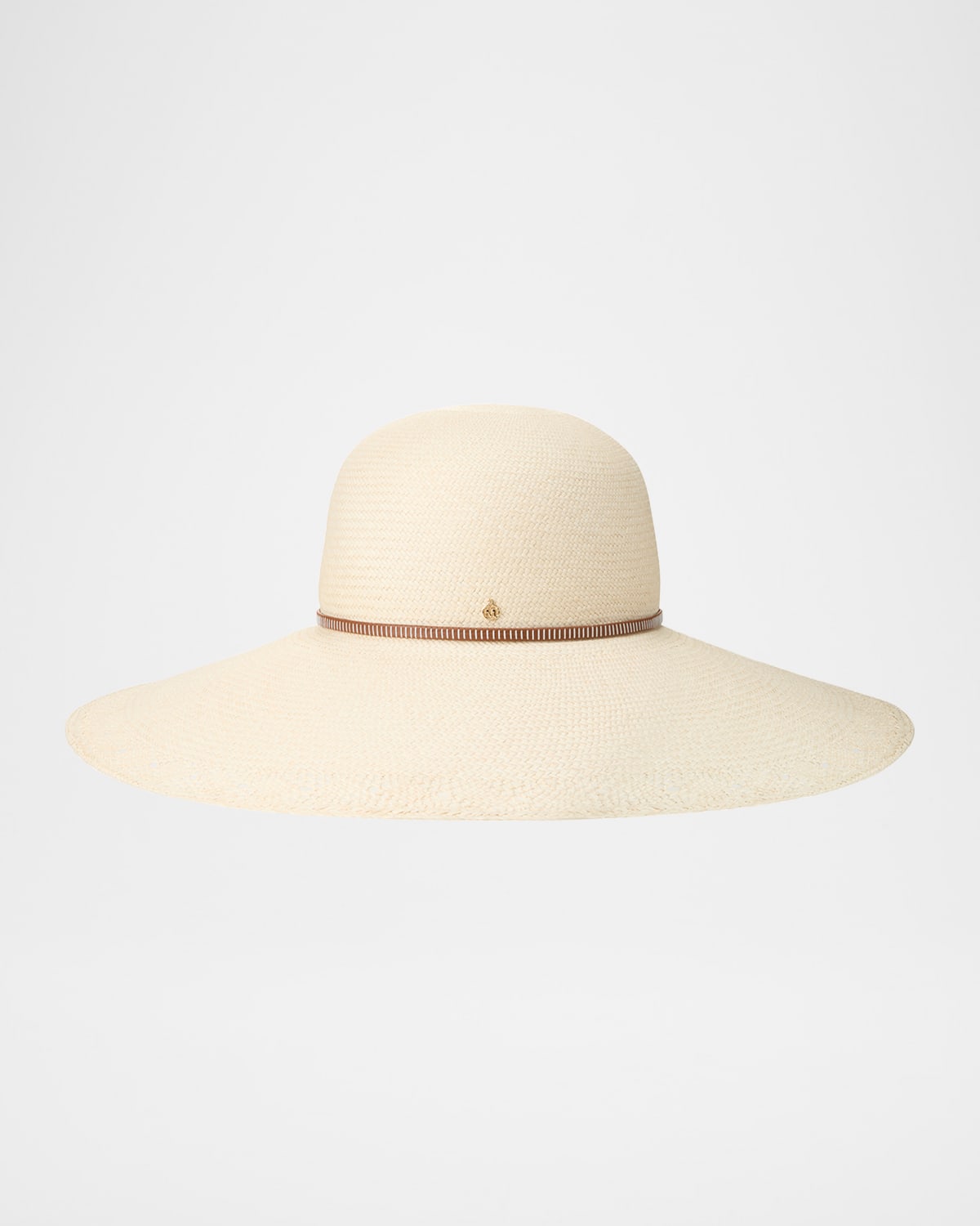 Maison Michel Blanche Brisa Capeline Hat In White