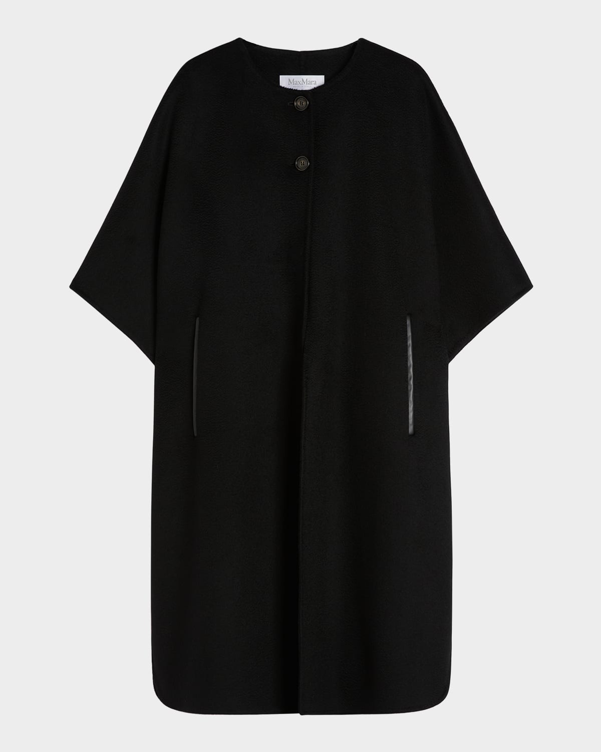 Max Mara Moriana Cashmere Cape In Black