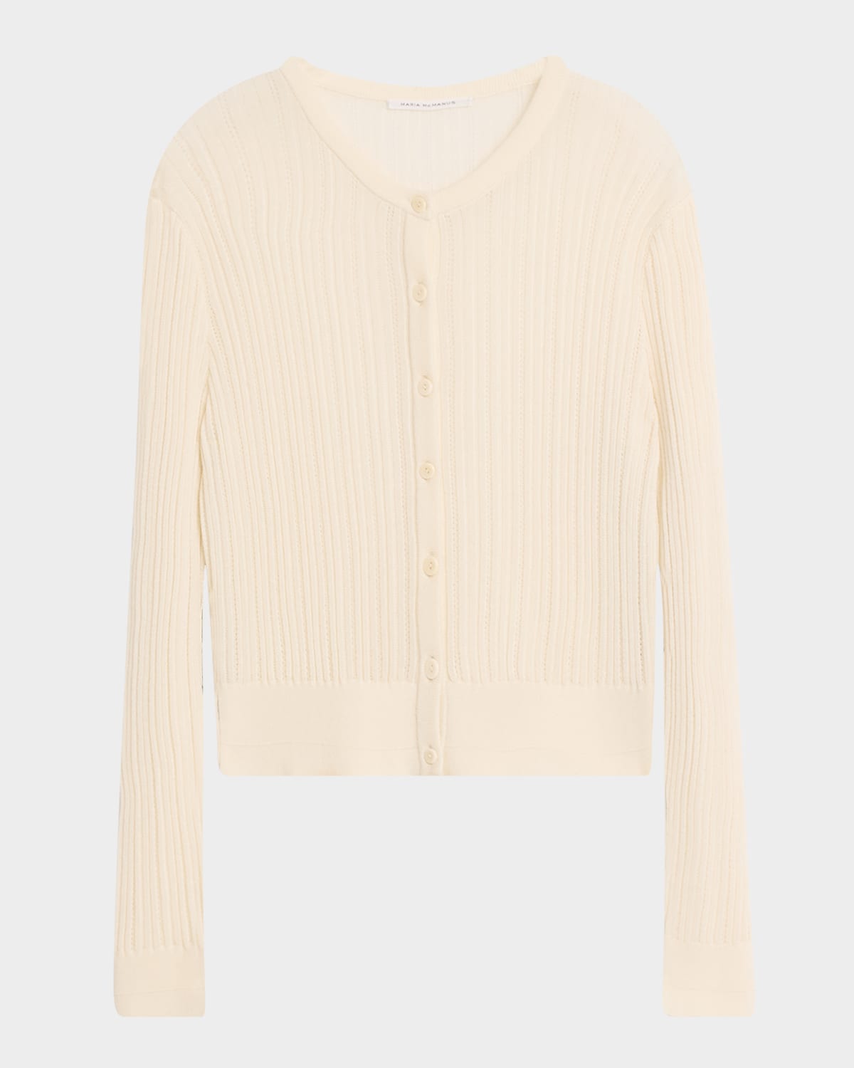 Pointelle Knit Petite Cardigan