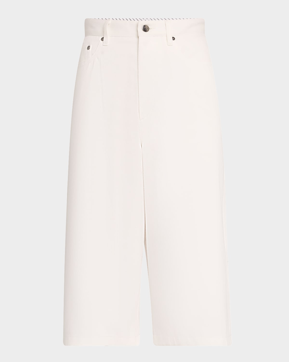 Massive Wide-Leg Denim Shorts