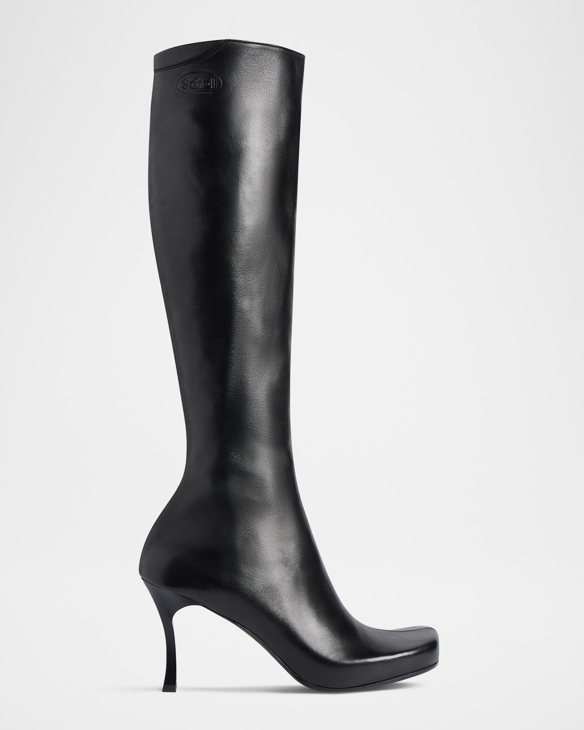x Scholl Leather Knee-High Boots
