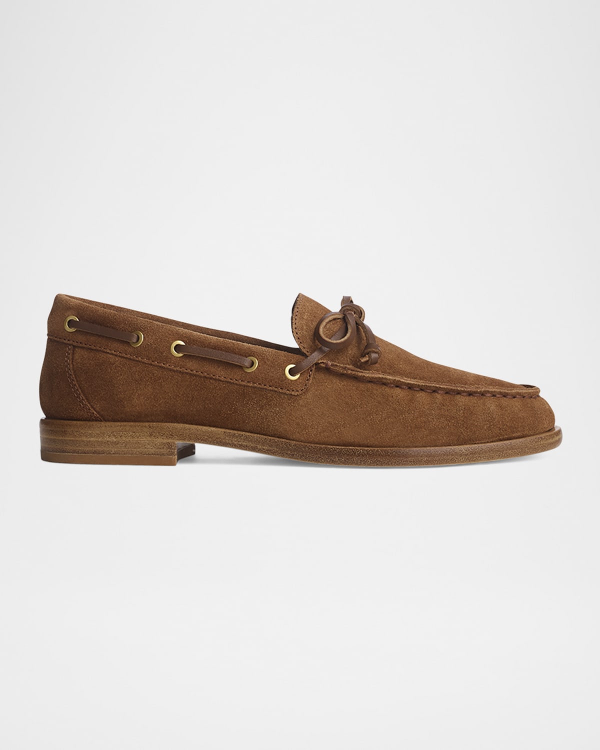 Rag & Bone Tan Carter Suede Boat Shoes