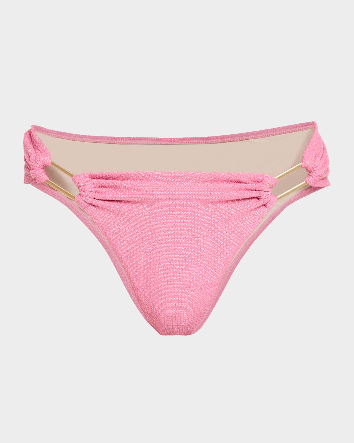 Glitter Detailed Fanned Bikini Bottoms