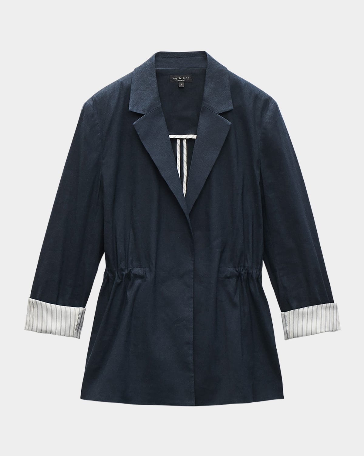 Rag & Bone Spencer Linen Blend Blazer
