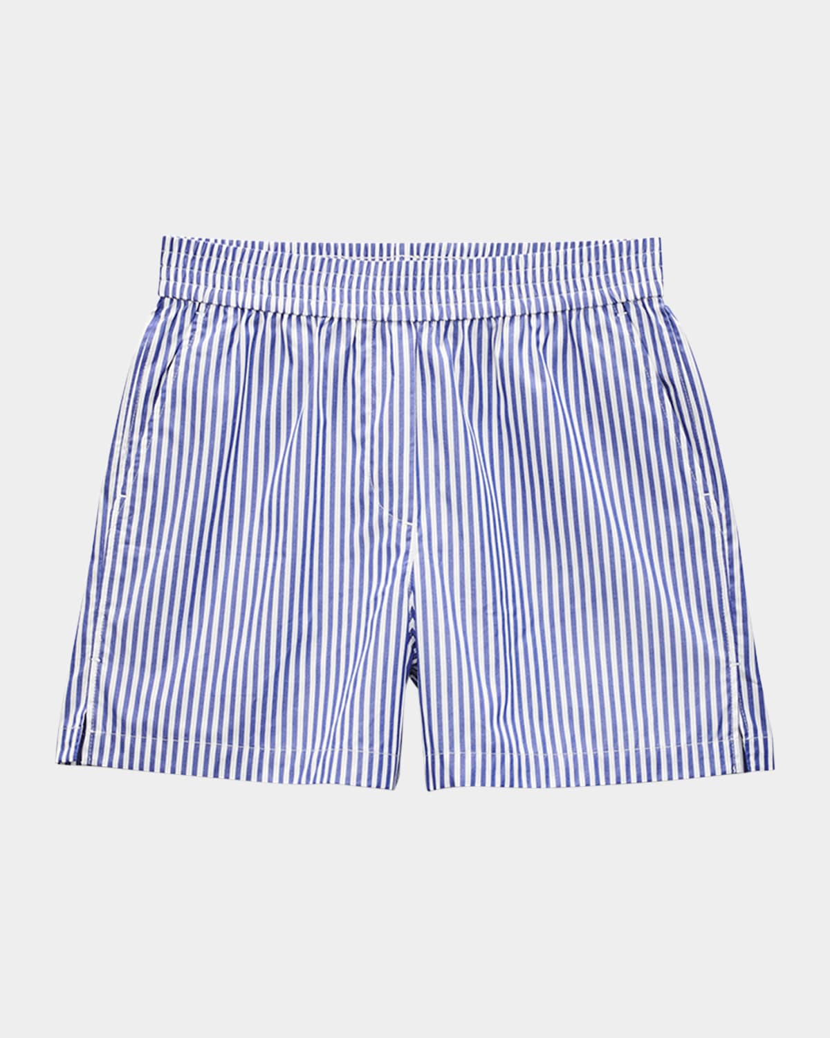 Rag & Bone Emma Stripe Poplin Shorts In Pink