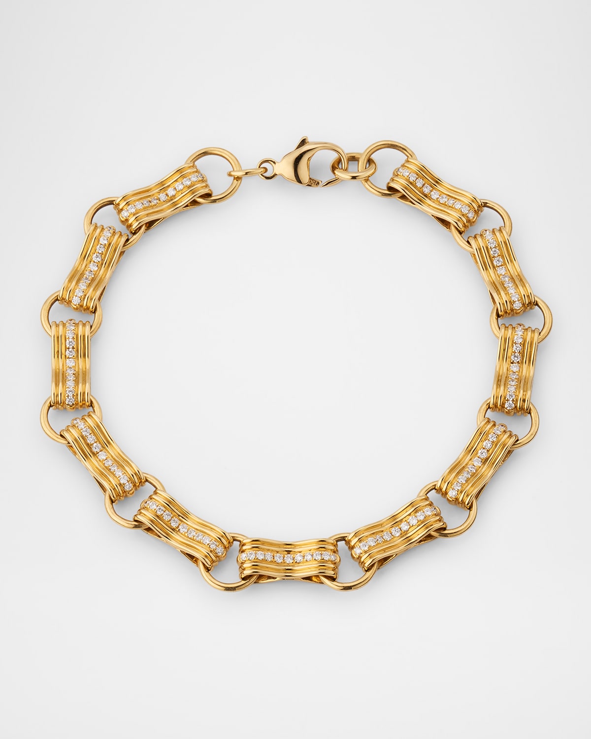 Sagesse Pave Link Bracelet