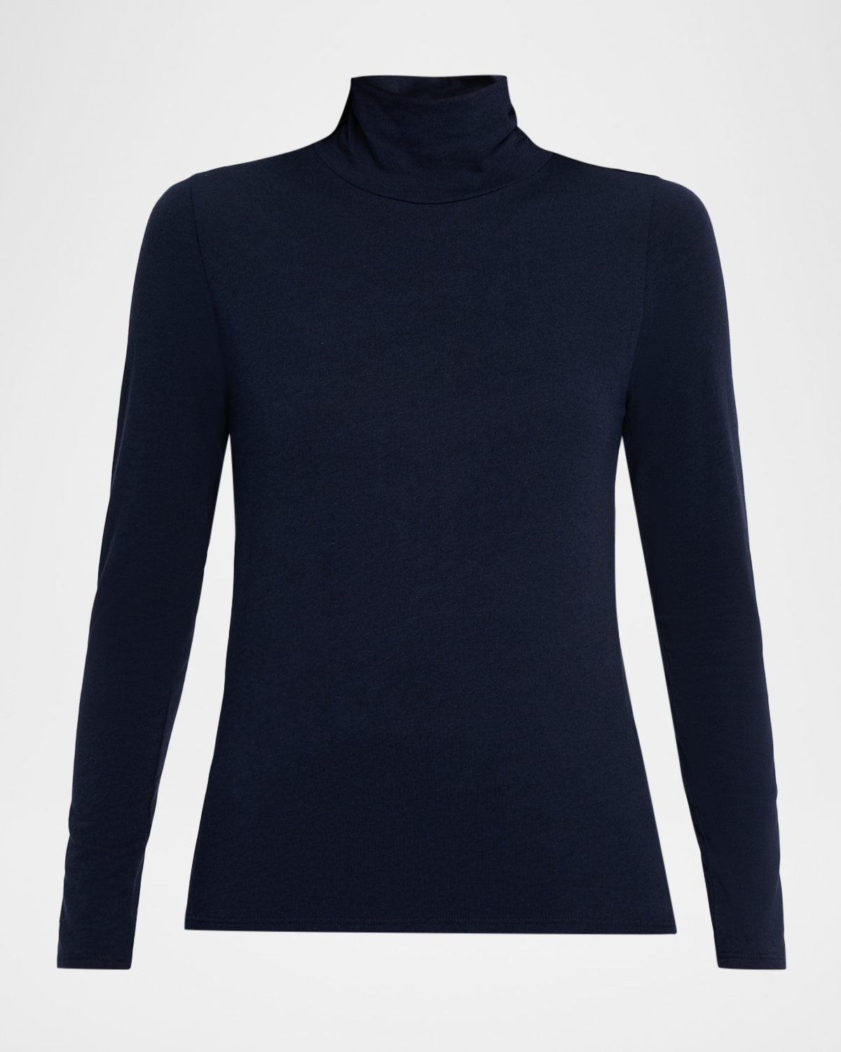Eileen Fisher Turtleneck Sheer Knit Pullover
